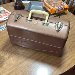Vintage Metal Hawthorne Tackle/ Tool Box