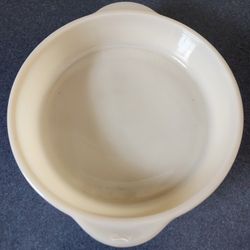 Pie Dish Vintage Milk Glass By Fire King
