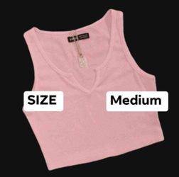 New women’s crop top size medium