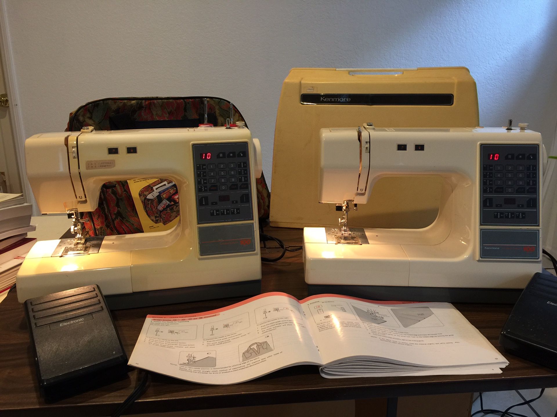 2 for 1 Kenmore 385 100 Stitch Limited Edition Sewing Machines