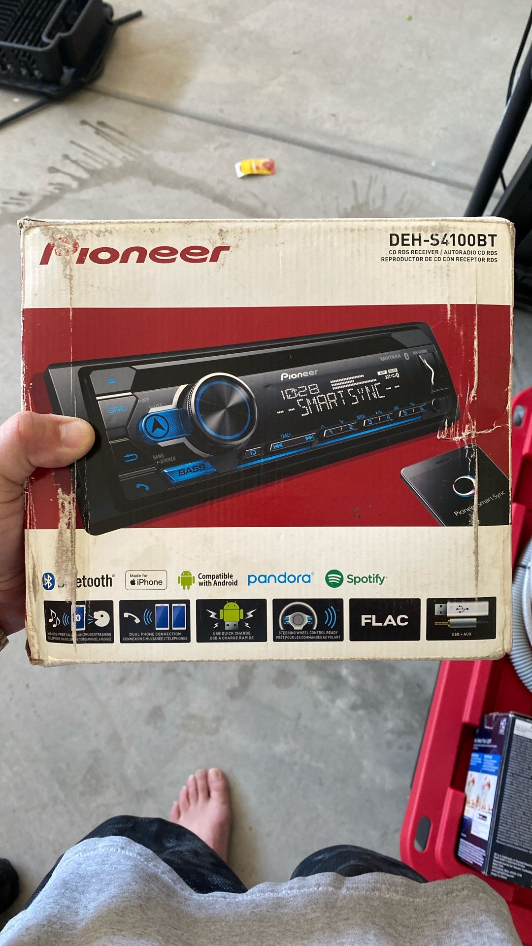 Pioneer Car Stereo DEH-S4100BT
