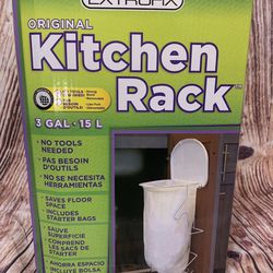 3 Gal Kitchen Trash Can Space Saver Rack 