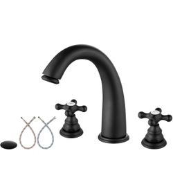 🚰 BRAND NEW Matte Black Bathroom Faucet - $25 FIRM Price: $25 Description: Brand new in box! Upgrade your bathroom with this sleek, modern matte blac