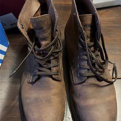 Mens brown boots size 10.5