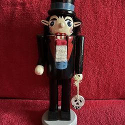 Vintage Vampire Holiday Halloween Nutcracker Home Decor