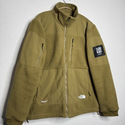 The North Face X Undercover Soukuu Zip-Off Fleece Jacket Butternut Brown Mens Large