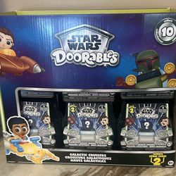 Disney Star Wars Doorables Series 2 Galactic Cruisers 12 Count Sealed w/display