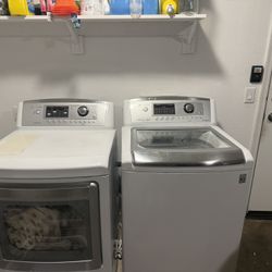 LG Top Load Washer And Dryer 