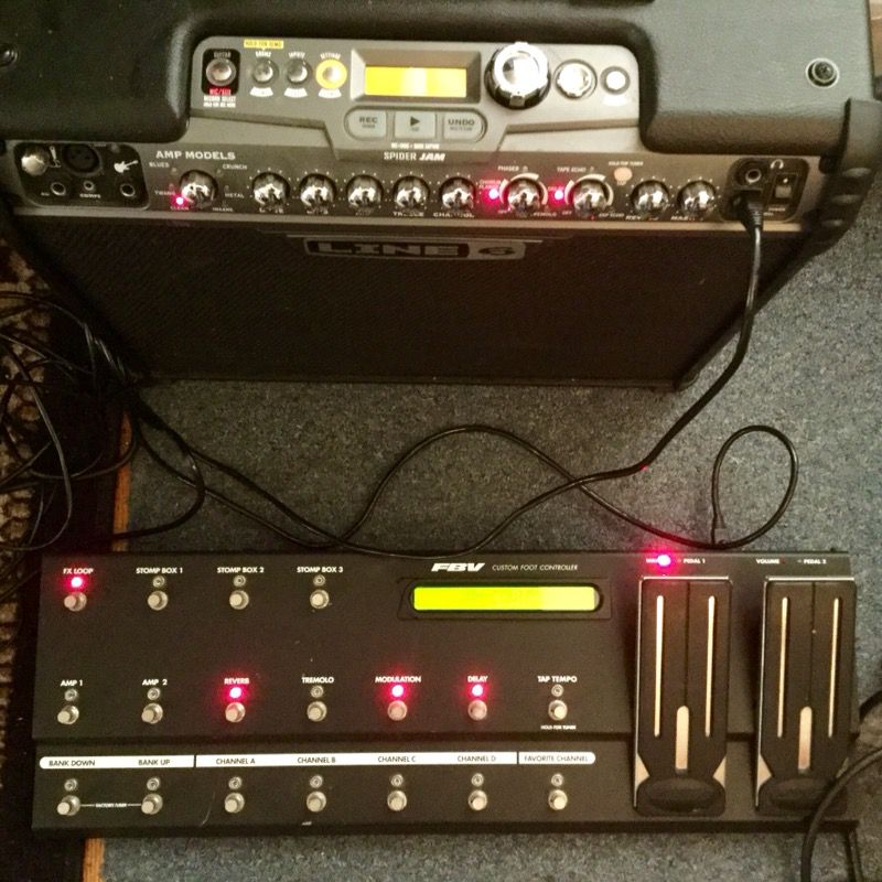 Line 6 Jam Amp + FBV Foot Controller (looping, effects, drums)