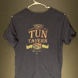  Vintage US Marines Mens T Shirt Run Tavern Size 3XL Navy Blue