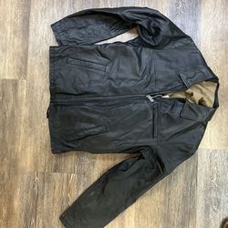 Wilson Leather Jacket + Vest Small