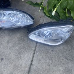 Pair Headlights 2006 Mercedes S Series