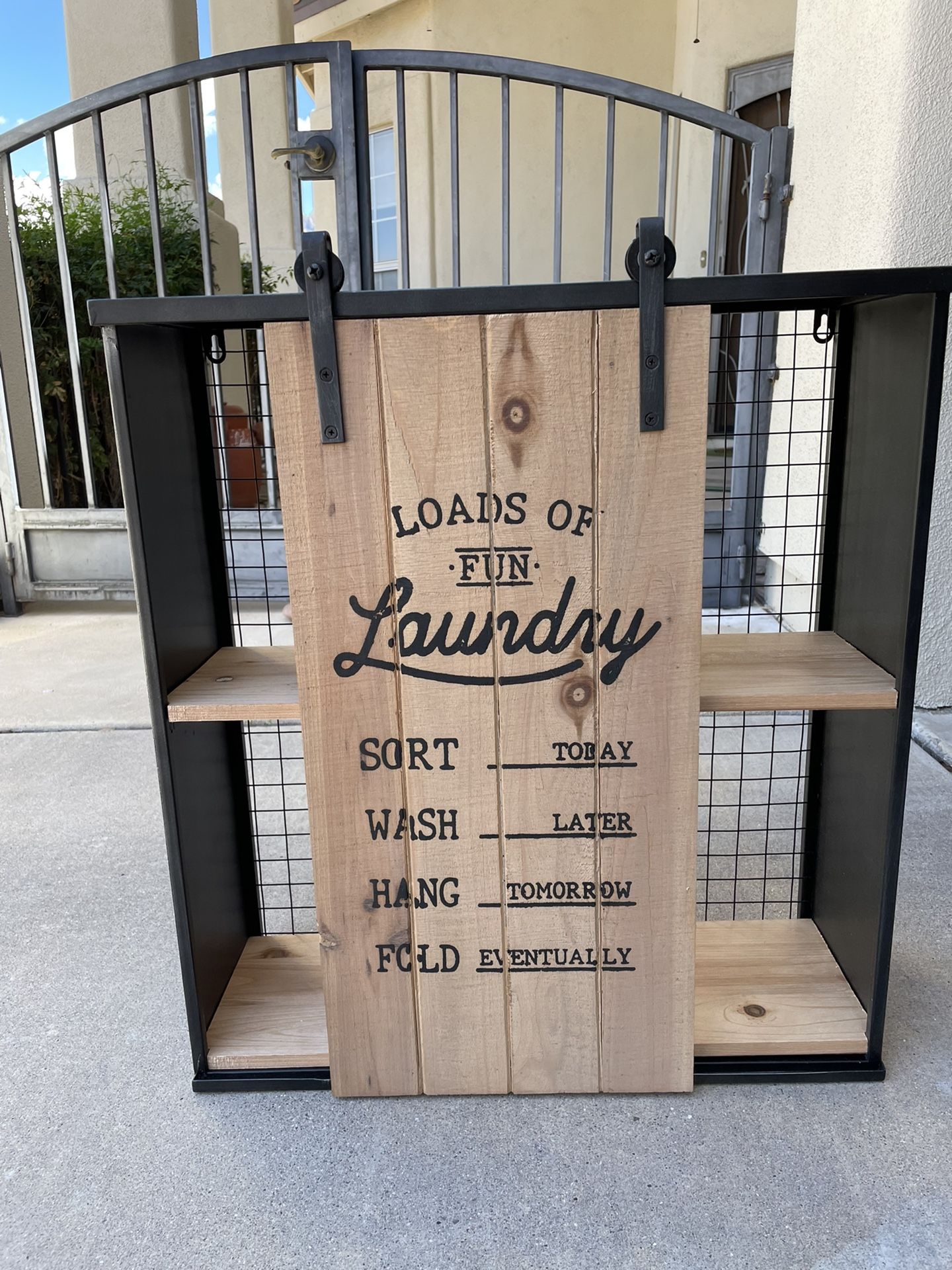 Original Barn Laundry Decorative Shelf