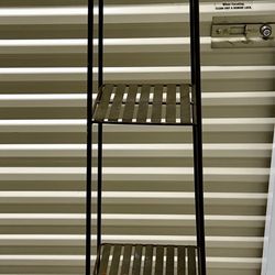 Tall Metal Shelf Bathroom Storage Rack 4 Tier Slim Space Saver