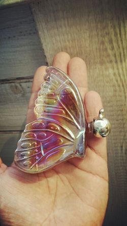 vintage butterfly Avon perfume bottle
