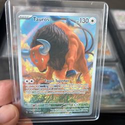Tauros 96/86 Illustration Rare Pokemon Chaos Rising Full Art Pokémon