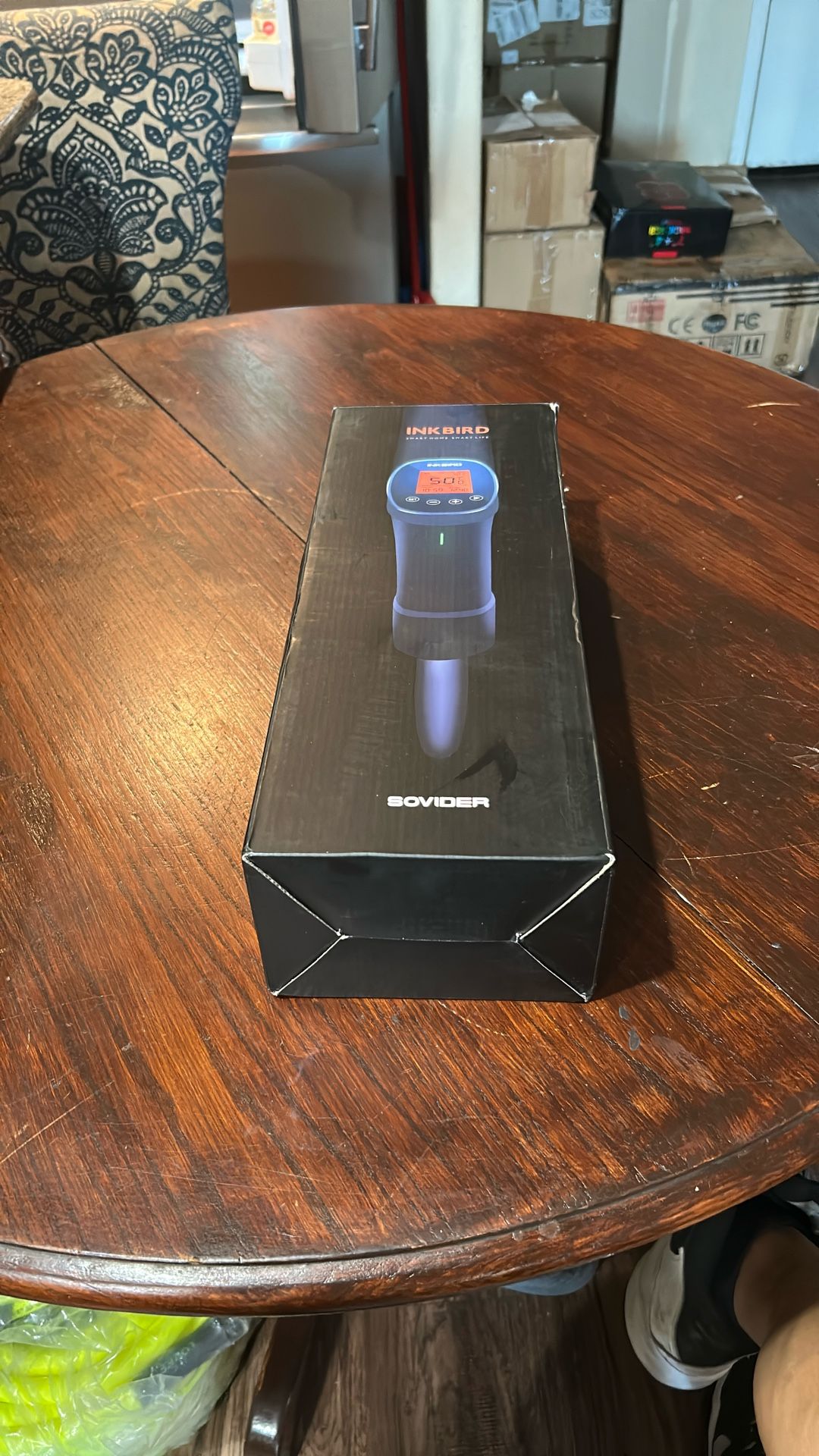 2.4G WIFI Sous Vide Cooker INKBIRD Sous Vide Machine with APP Control, 1000 Watts Immersion Circulator with APP Recipes Timer Alarm Mobile Noti