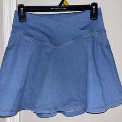 Light Blue Skirt Medium 
