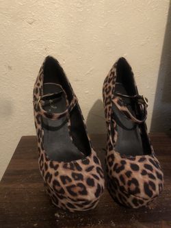 Leopard Heels