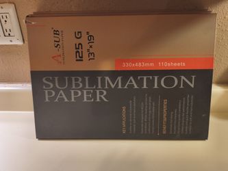 Sublimation paper