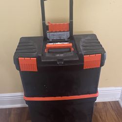 Black & Decker 2 Compartment Rolling Toolbox 24”