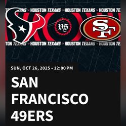 Texans Vs 49ers