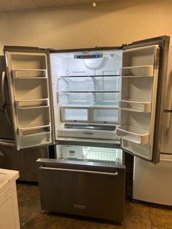 Stainless Steel Kitchen Aid Refrigerator