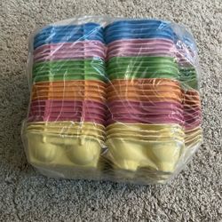 24pcs Half Dozen  Colorful Egg Carton