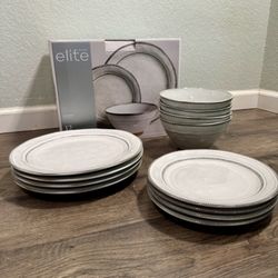 Gibson Elite 12-Piece Dinnerware Set