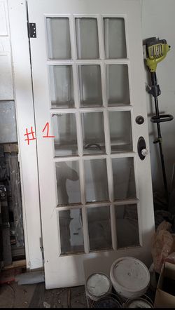 Glass Paneled Doors And 4 Panel Door 