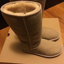 Ugg Australia Classic Tall Sand Size 5 Women's
