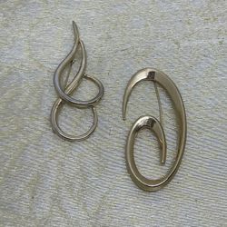 Set Of 2 Pin Brooch 