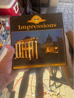 Sealed 1000 piece jigsaw puzzle from the Sure-Lox Impressions series.