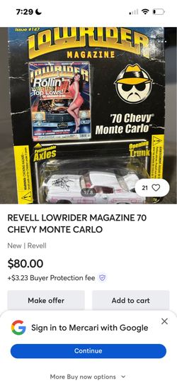 Carlo DIE Cast  ‘ Chevy Monte Carlo