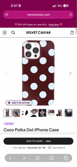 Coco Polka Dot iPhone Case