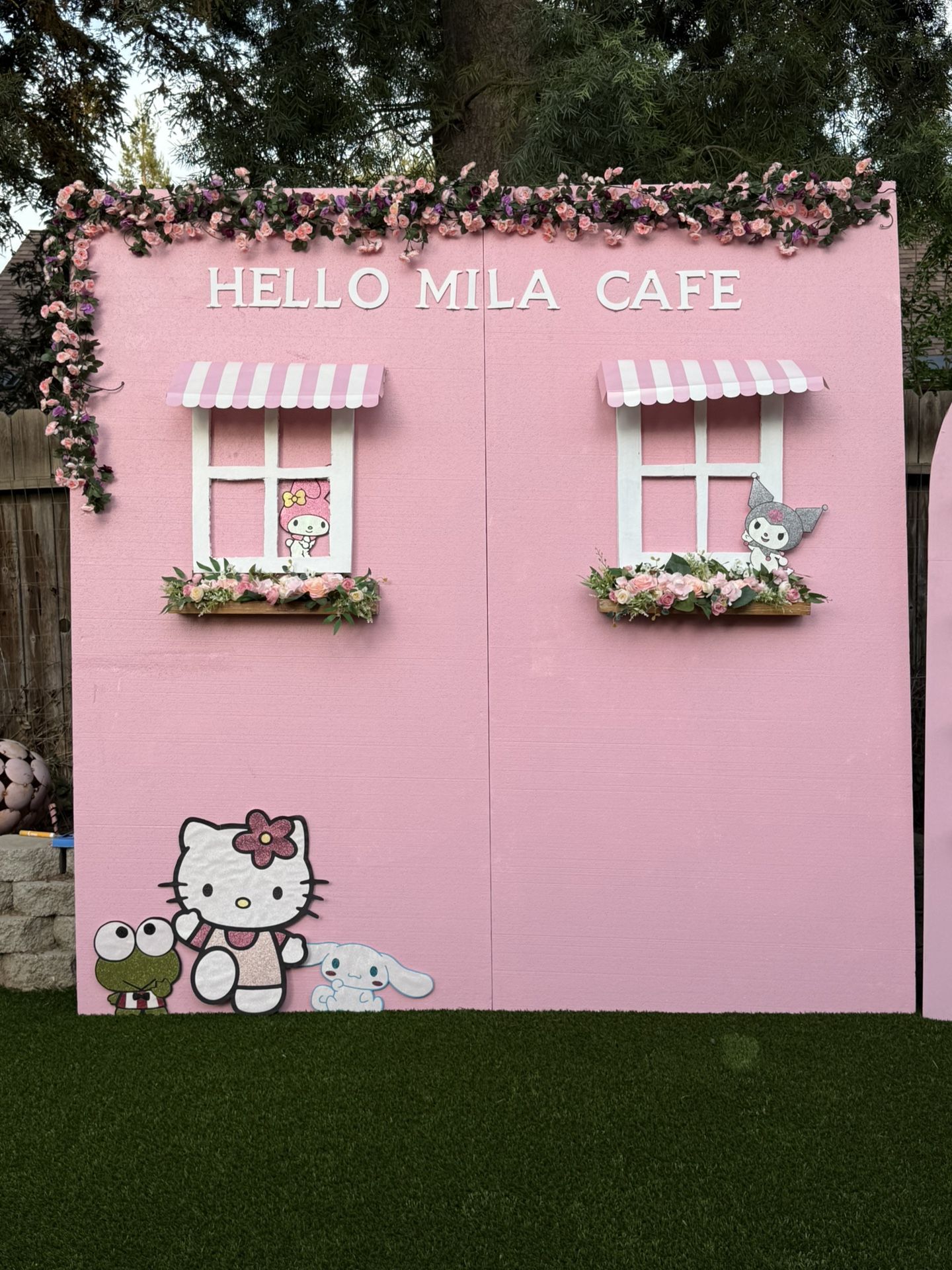 Hello Kitty Backdrop