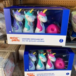 Unicorn Bowling Set $15
