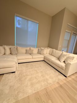 White sectional