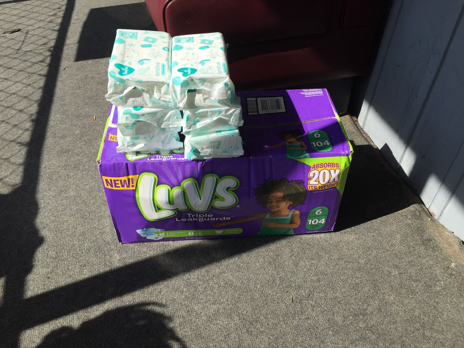 Diapers and wipes bundle