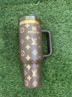 Stanley Quencher Tumbler with LV Monogram Wrap
