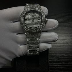 Iced Out Watch Moissanite