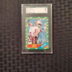 1986 Topps Jerry Rice Rookie Card