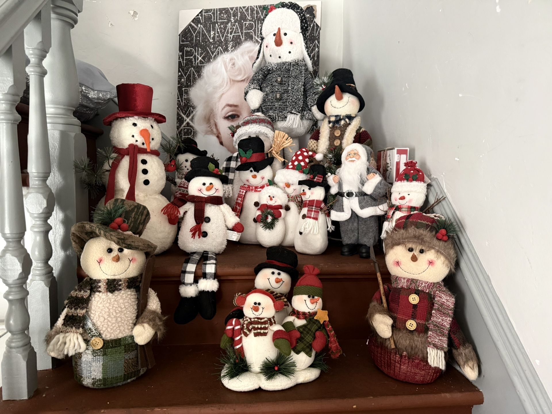 Lot Of Snowmen  