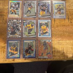 Pittsburgh Steelers Lot Kenneth Gainwell Logo SP And Some Rookies 