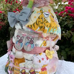 Diaper Cake For BABY Shower Or Gift 