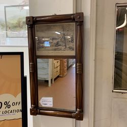 New England Winter Scene Mirror