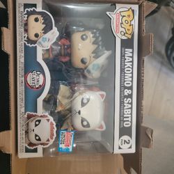 Makomo And Sabito Funko Pop