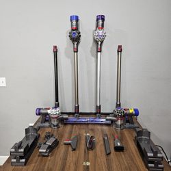 cordless dyson v8 stick vacuum cleaner with wallmount v8.12