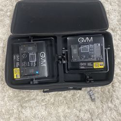 GVM 800D II lights (x3)