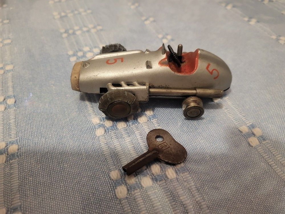 Schuco Micro Racer 1043 Mercedes Bens #5 Windup Germany Classic Vintage Antique
